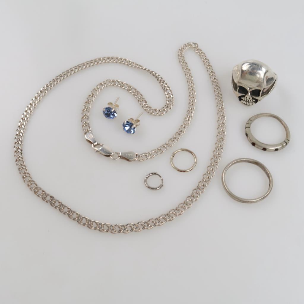 Sterling Silver Jewelry, 8 Pieces