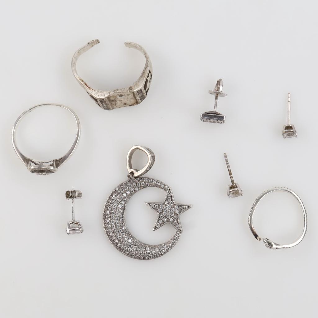 Sterling Silver Jewelry, 8 Pieces