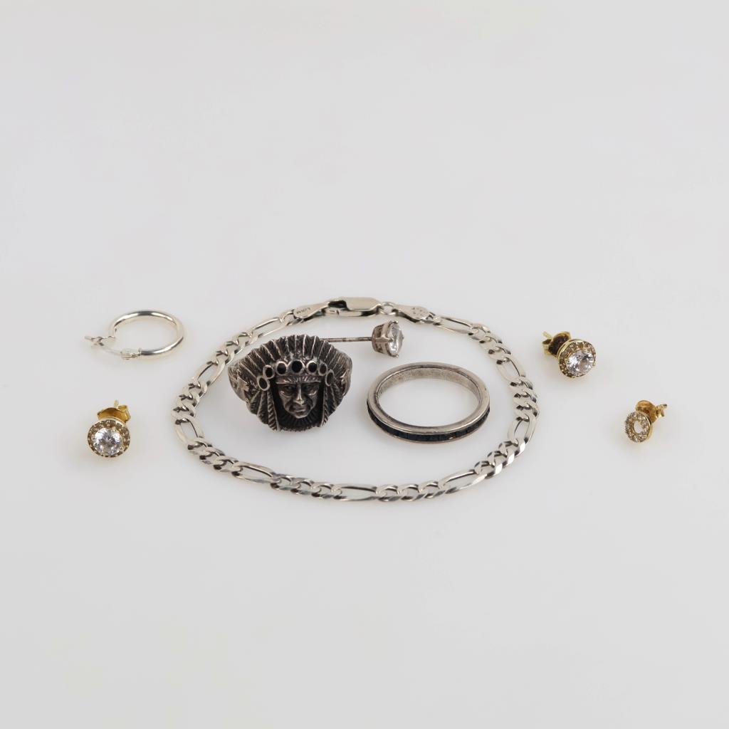 Sterling Silver Jewelry, 8 Pieces