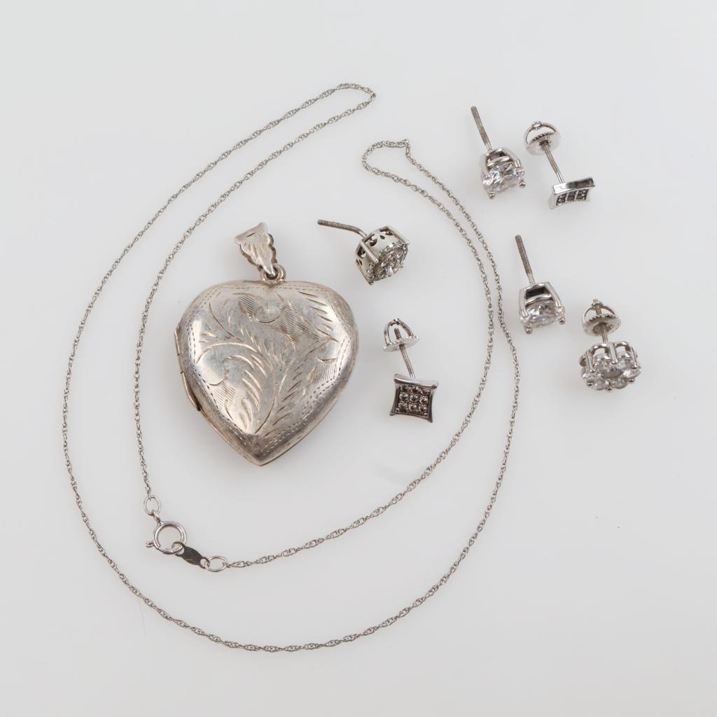 Sterling Silver Jewelry, 8 Pieces