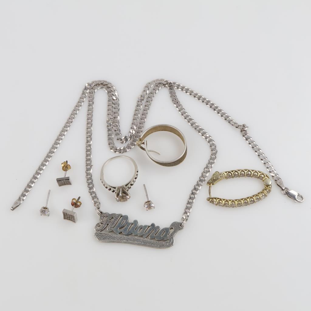 Sterling Silver Jewelry, 8 Pieces
