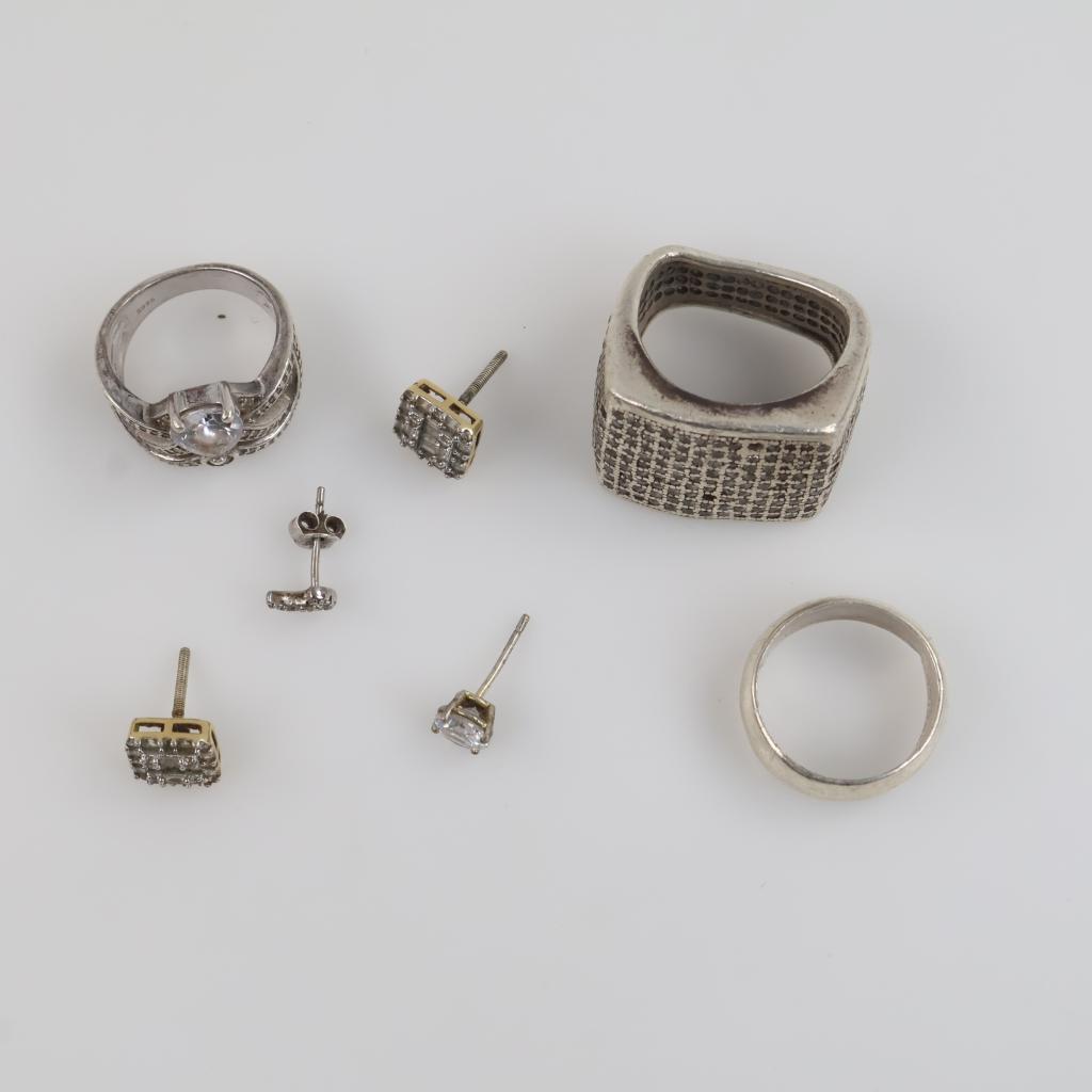 Sterling Silver Jewelry, 8 Pieces