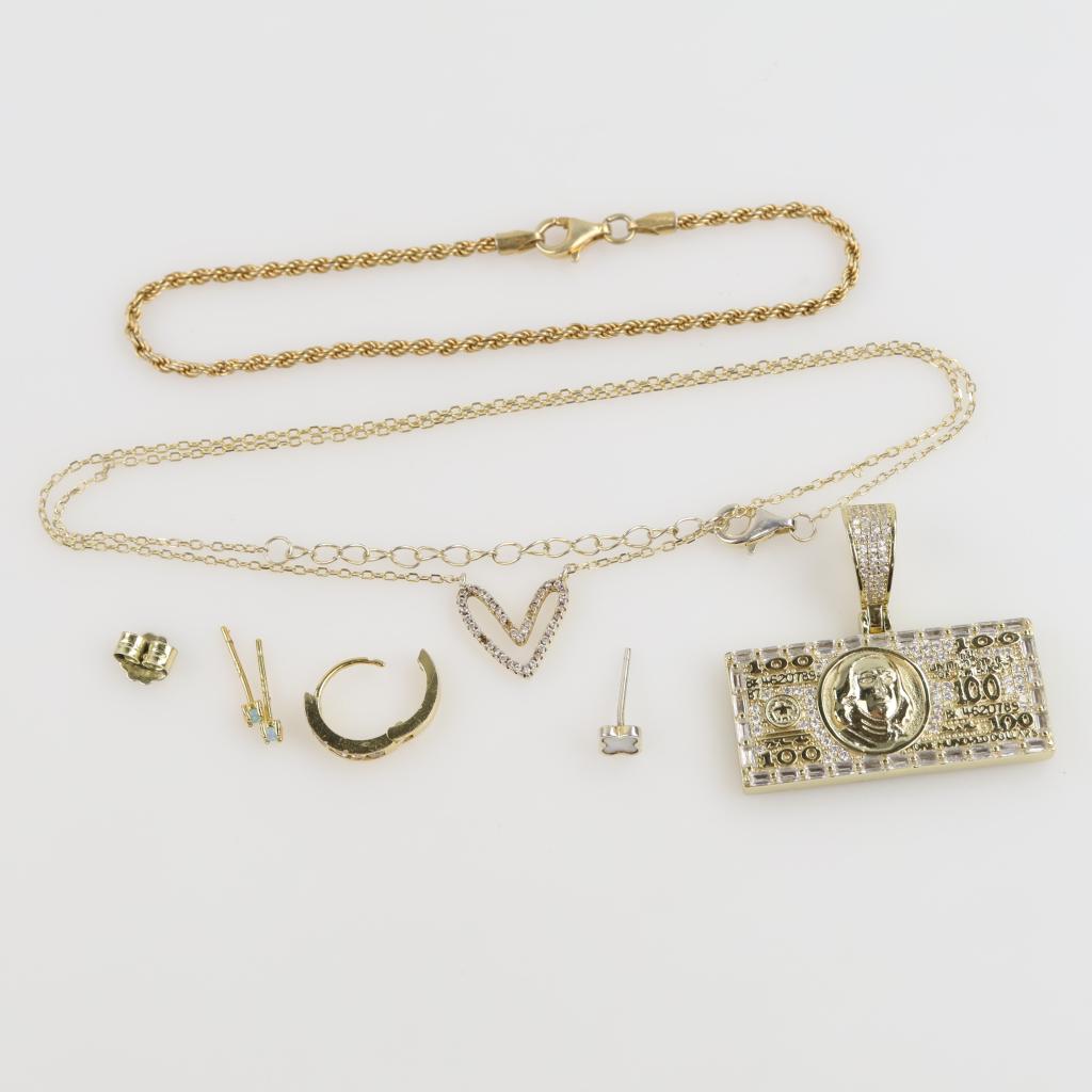 Sterling Silver Jewelry, 8 Pieces