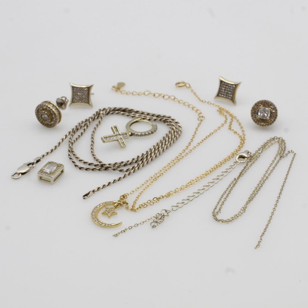 Sterling Silver Jewelry, 9 Pieces