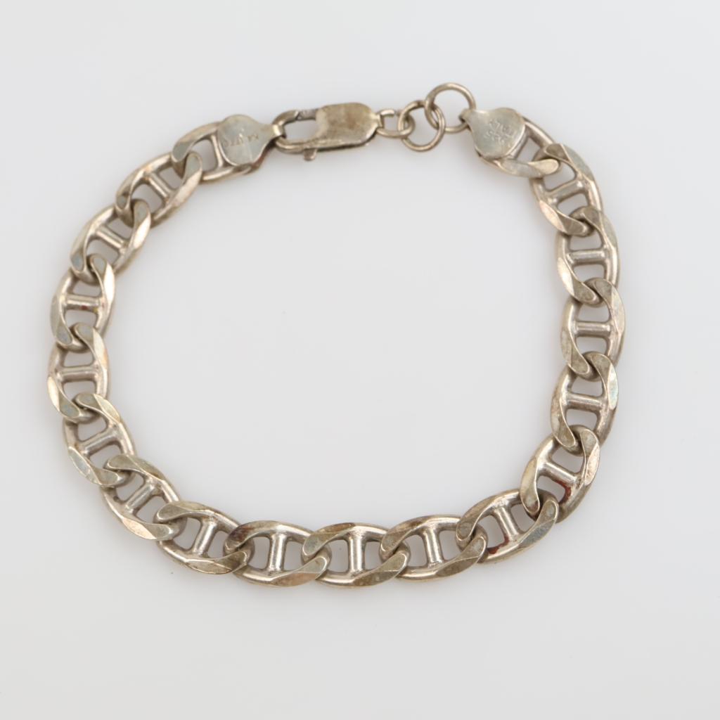 Sterling Silver Mariner Link Bracelet