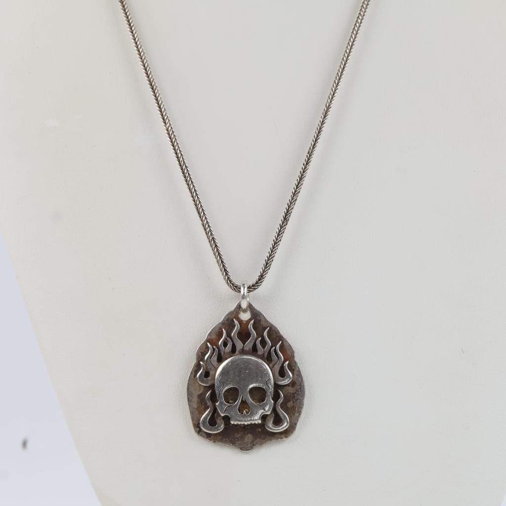 Sterling Silver Necklace And Pendant