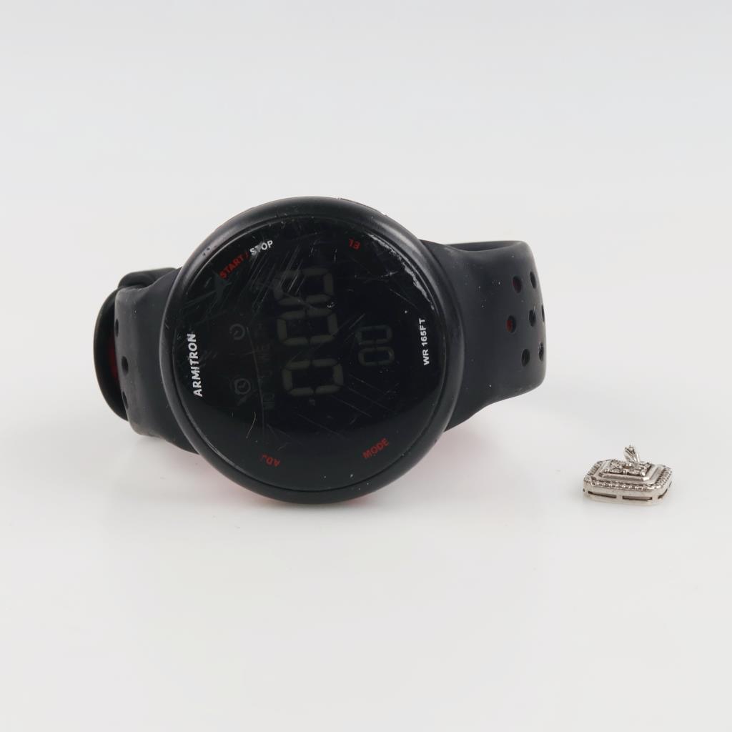 Sterling Silver Pendant And Armitron Watch, 2 Piece