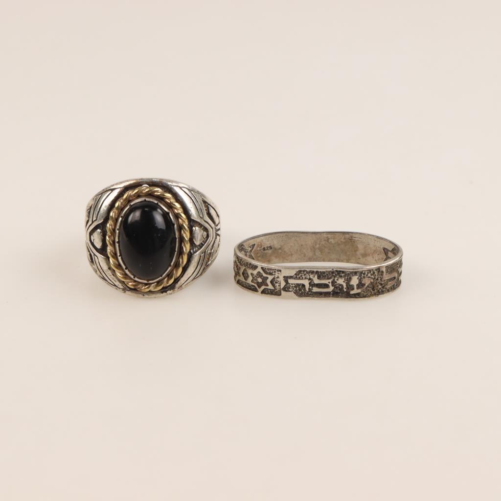 Sterling Silver Rings, 2 Pieces | Property Room