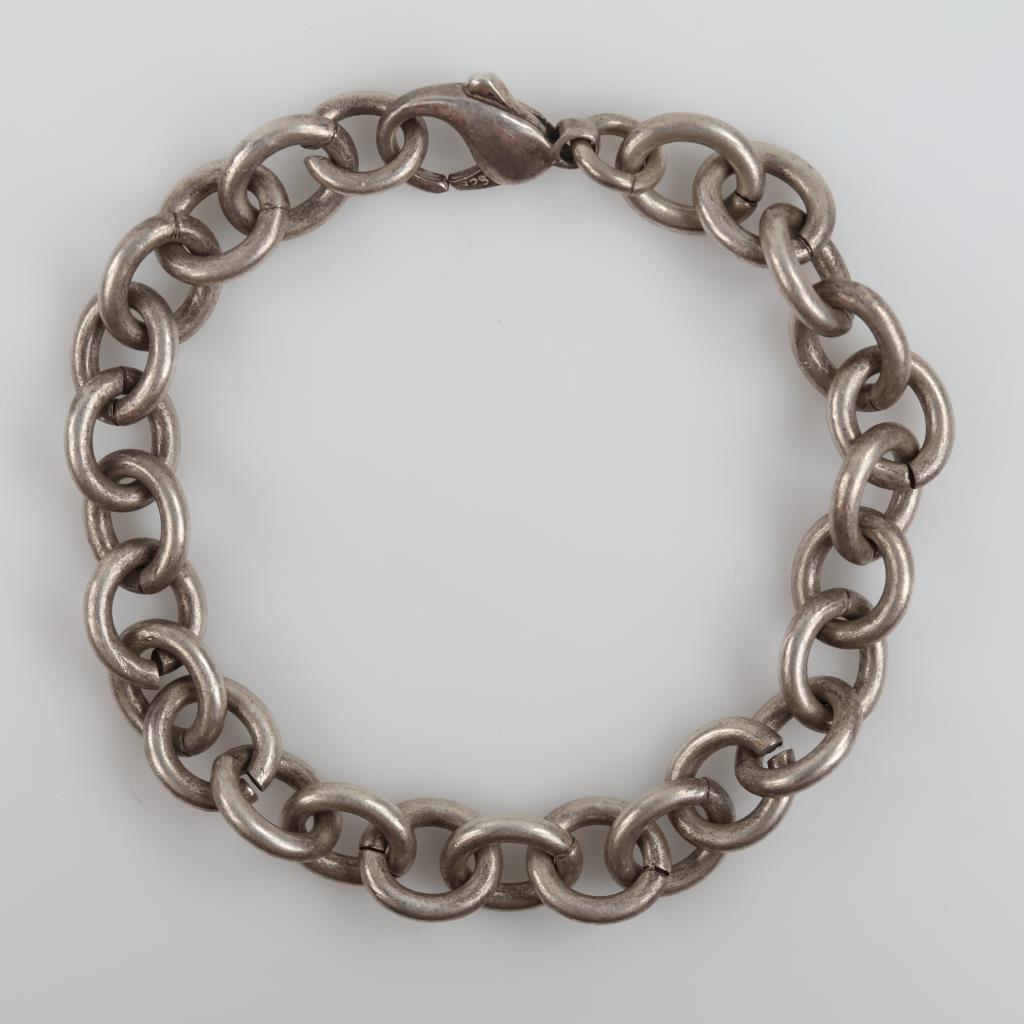 Sterling Silver Rolo Link Bracelet