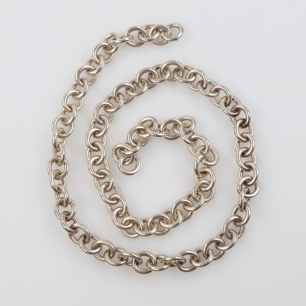 Sterling Silver Rolo Link Chain