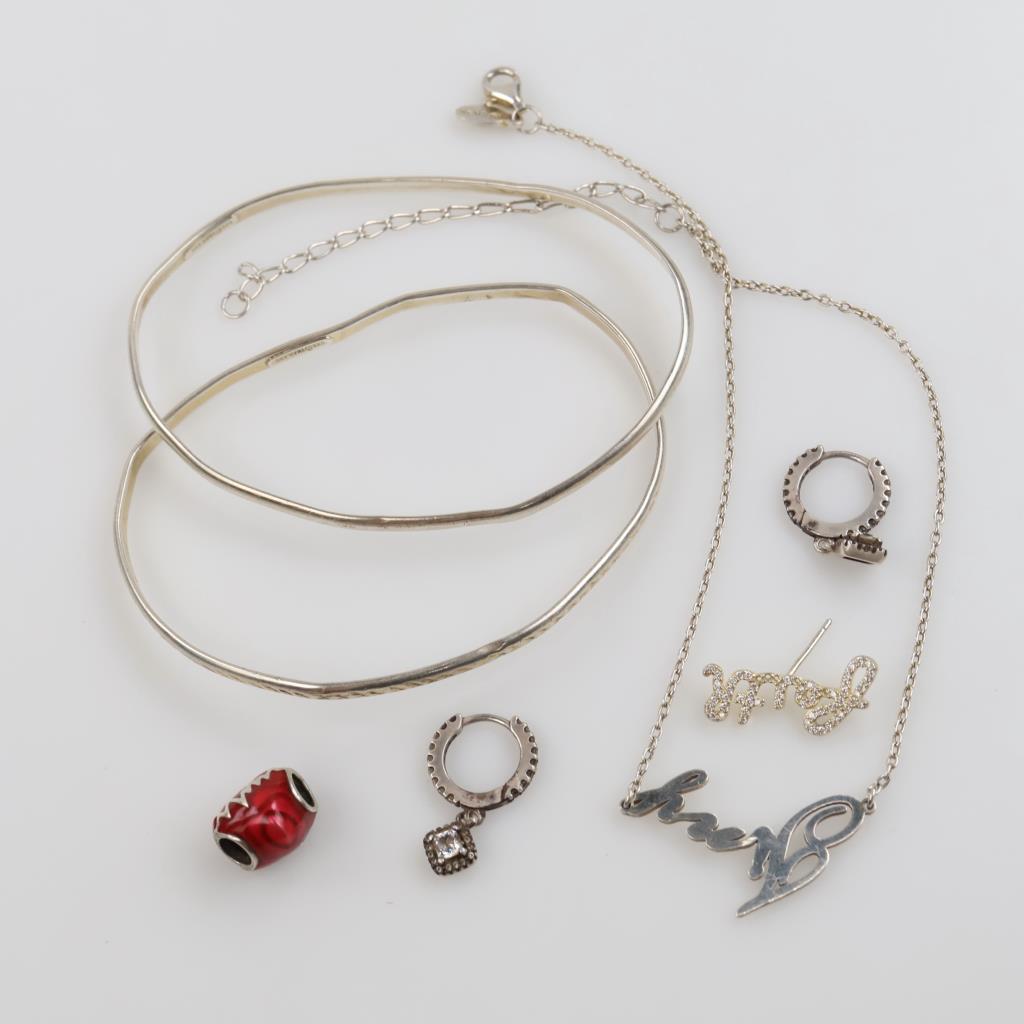 Sterliung Silver Jewelry, 7 Pieces