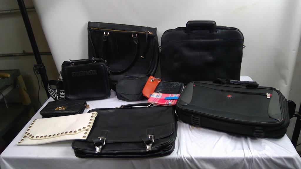 Steve Madden, Bebe, Kenneth Cole, & Dell Bag Bulk Lot 11 Pieces