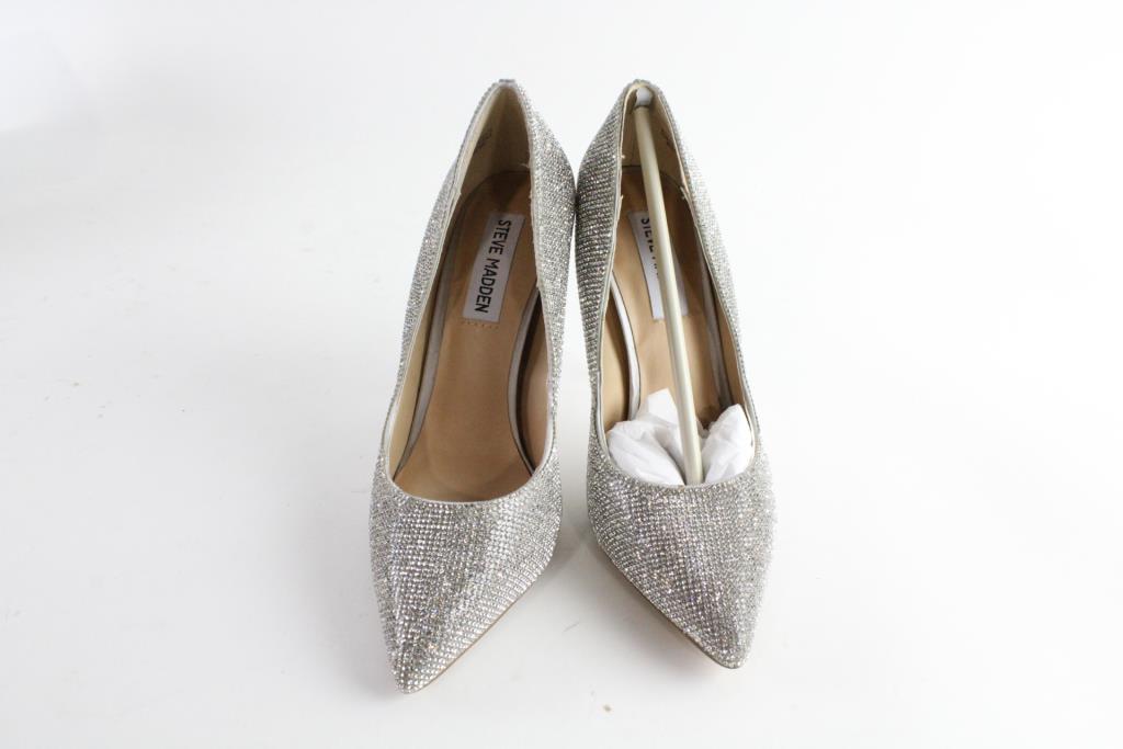 Steve Madden Daisie Crystal Shoes, Size 