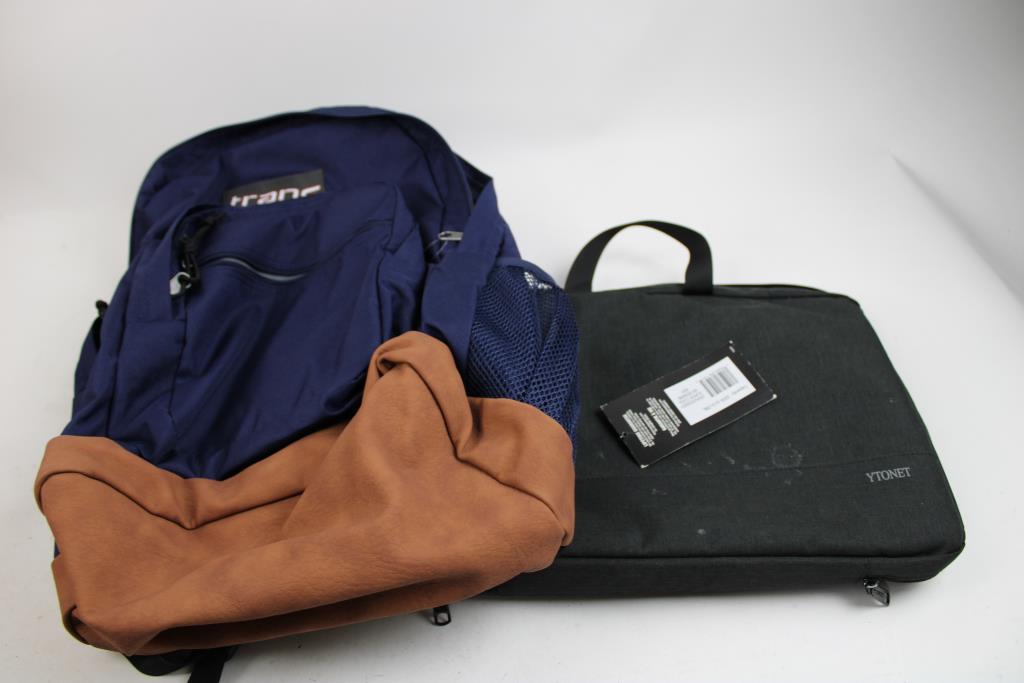 Steve Madden Handbag, Trans By Jansport Backpack, Laptop Bag, And More, 4 Pieces
