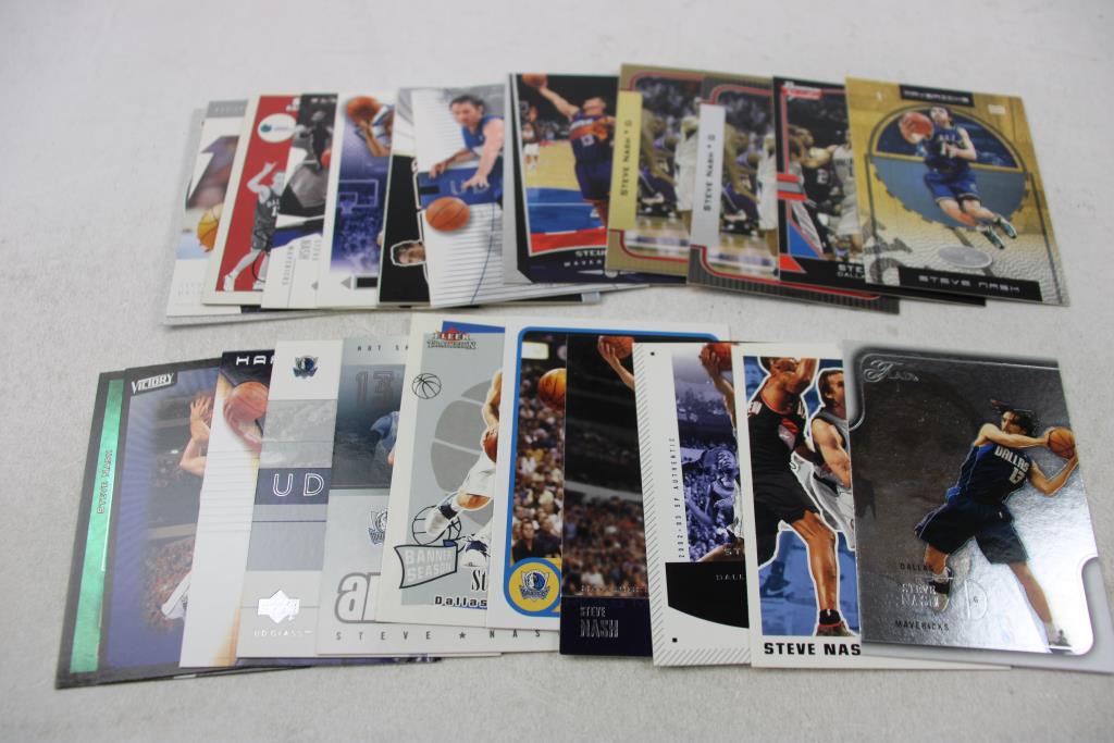 Steve Nash Trading Card Lot
