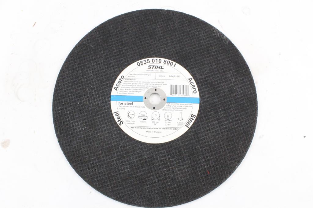 Stihl Abrasive Wheel For General Purpose Metal Property Room