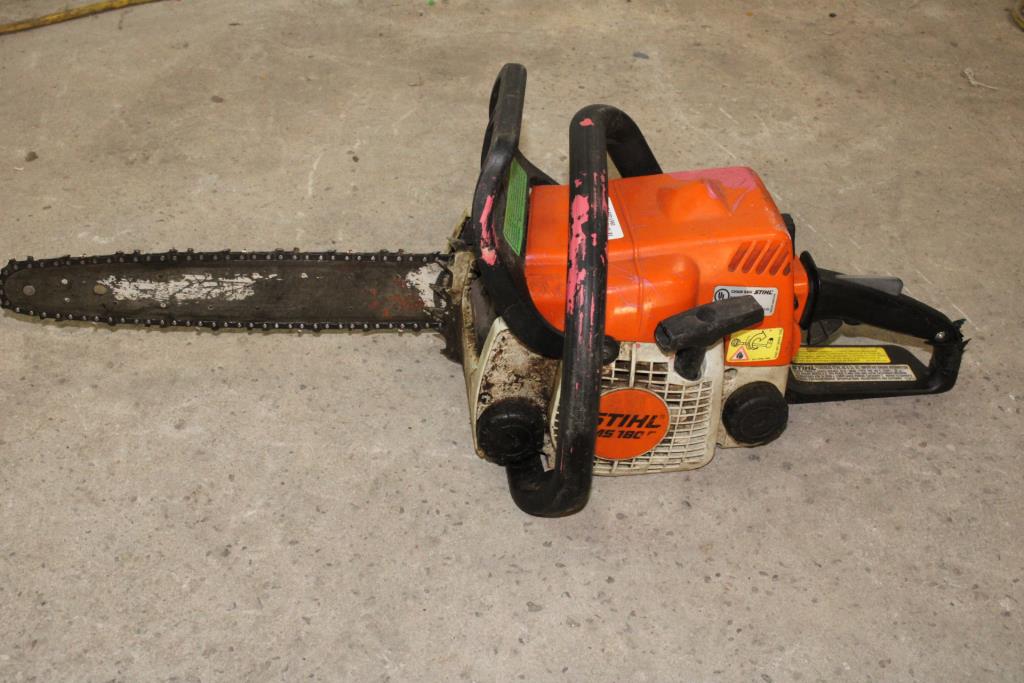 Stihl Chainsaw Property Room