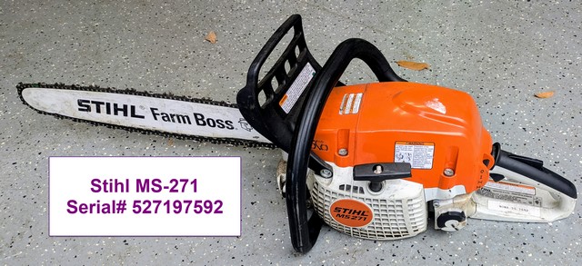 Stihl Chainsaw MS-271 VC# OSC-26-7592 (Orlando, FL 32811)