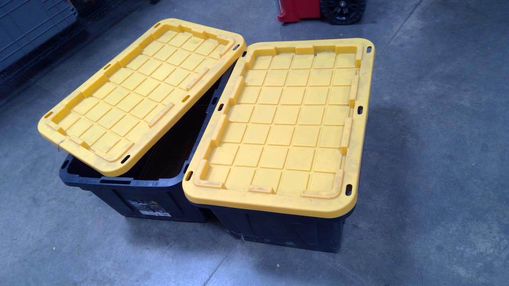 Storage Totes With Craftsman Tool Bag With Innova Scan Tool, Drill Bits, And More