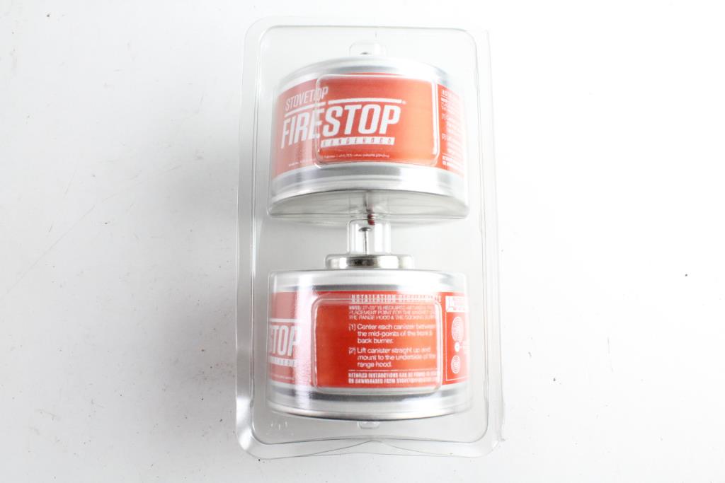 Stovetop Firestop 2Pack Automatic Residential Cooktop Fire Supressor