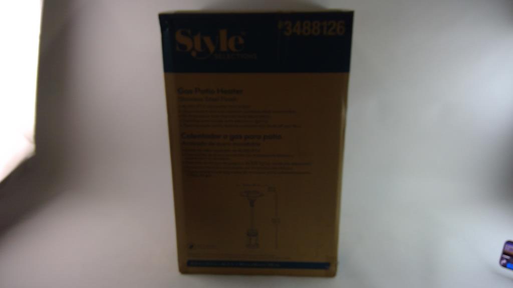 Style Selections Gas Patio Heater Property Room