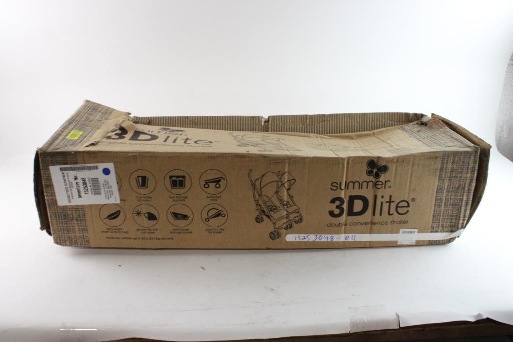 Summer 3D Lite Double Convenience Stroller Property Room
