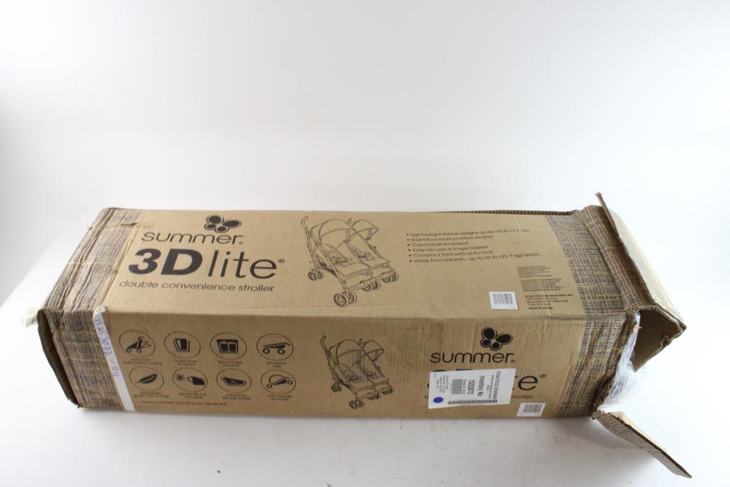 Summer 3D Lite Double Convenience Stroller Property Room