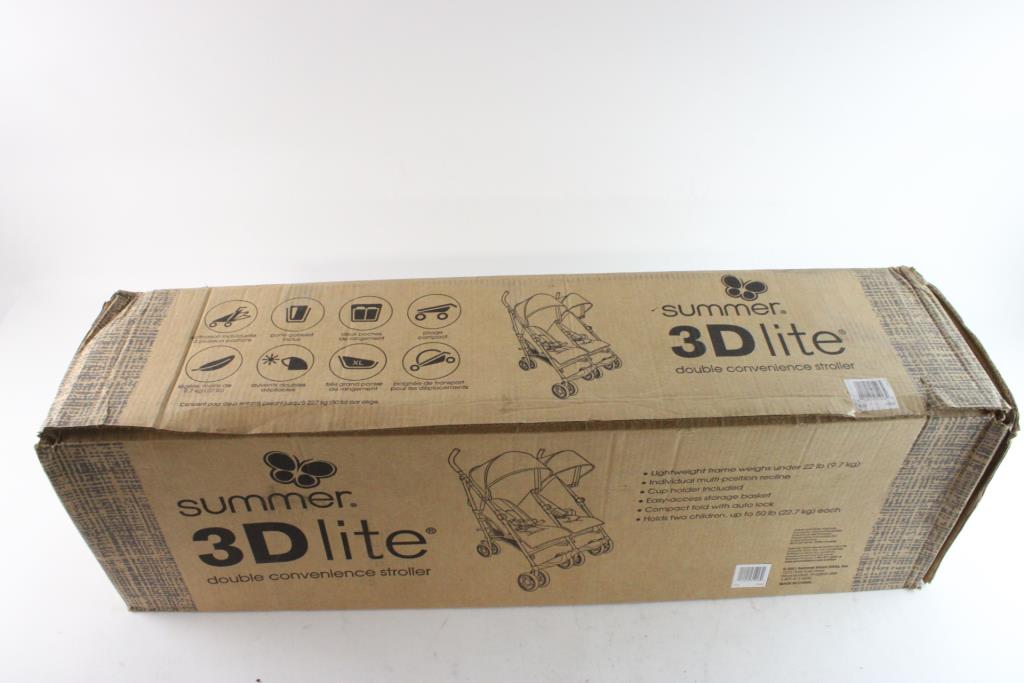 Summer 3D Lite Double Convenience Stroller Property Room