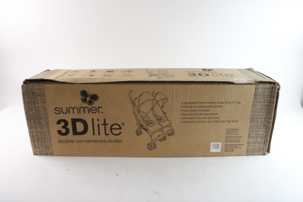 Summer 3D Lite Double Convenience Stroller Property Room