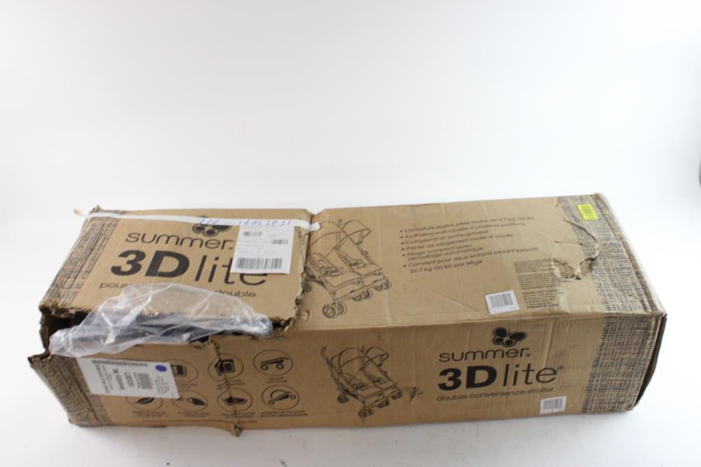Summer 3D Lite Double Convenience Stroller Property Room