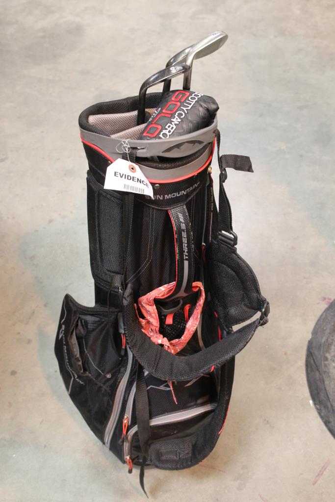 Sun Mountain Golf Bag With 4 Golf Clubs, Golf Balls And More 10