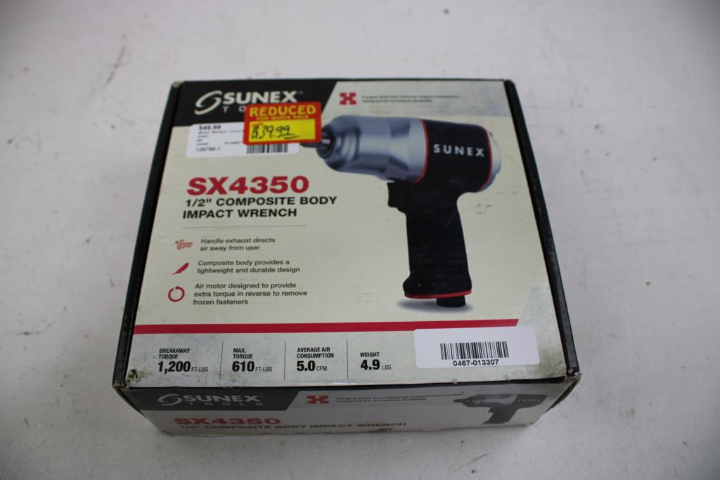 Sunex Tools SX4350 1/2" Composite Body Impact Wrench