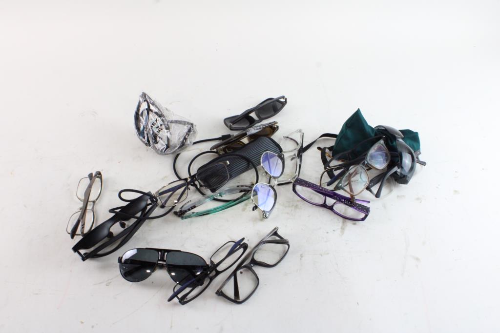 Sunglasses And Eyeglasses Bulk Lot, 10+ Pieces Property Room