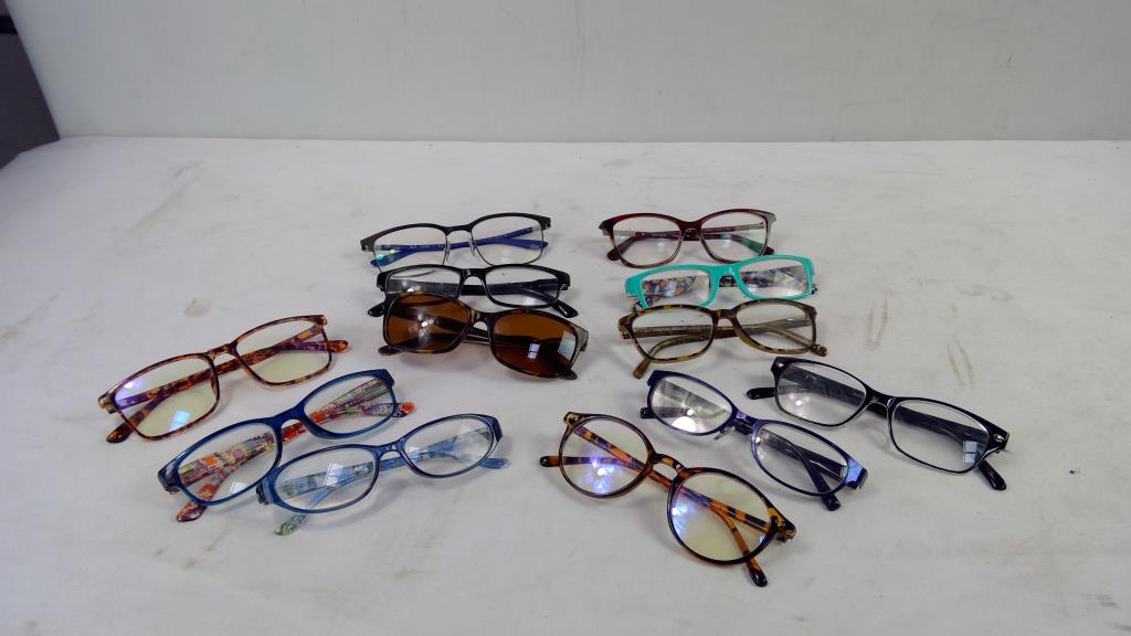 Sunglasses And Eyeglasses Bulk Lot, 12 Pieces
