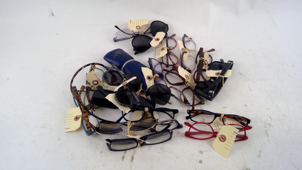 Sunglasses And Eyeglasses Bulk Lot,  20+ Pieces