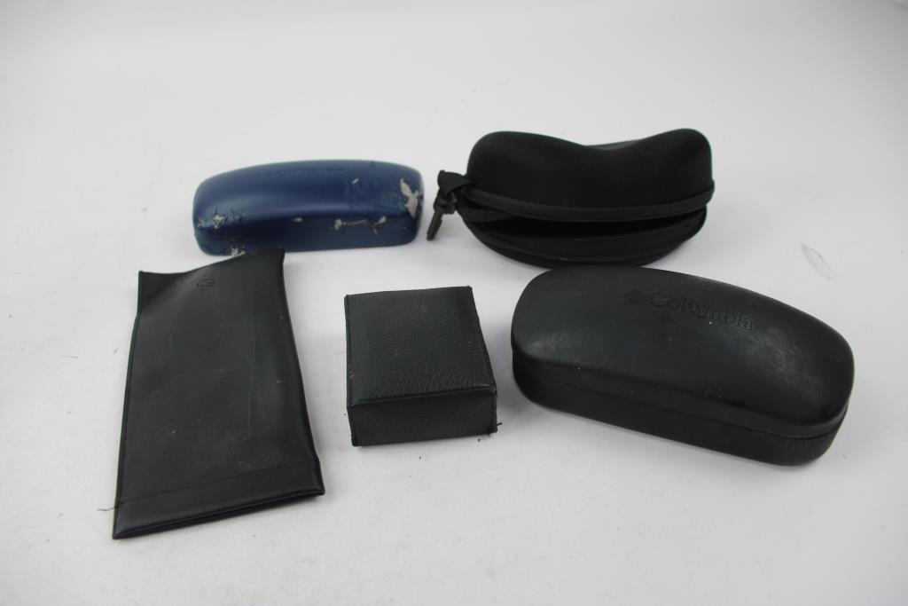 Sunglasses And Eyeglasses Cases Bulk Lot,5  Pieces