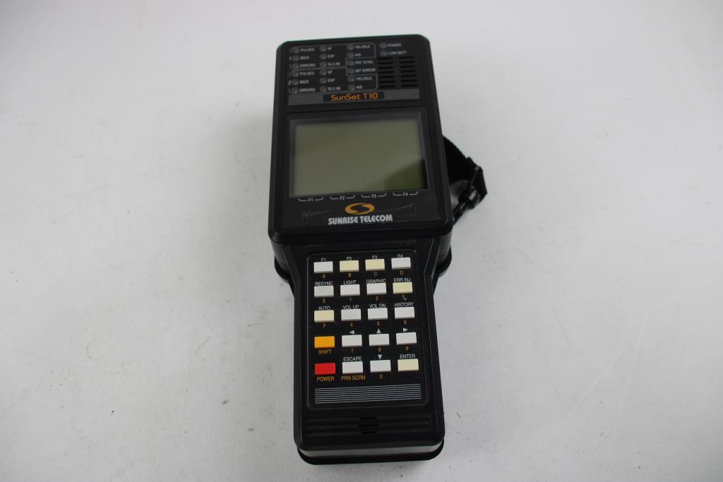 Sunrise Telecom Sunset T10 Handheld Analyzer