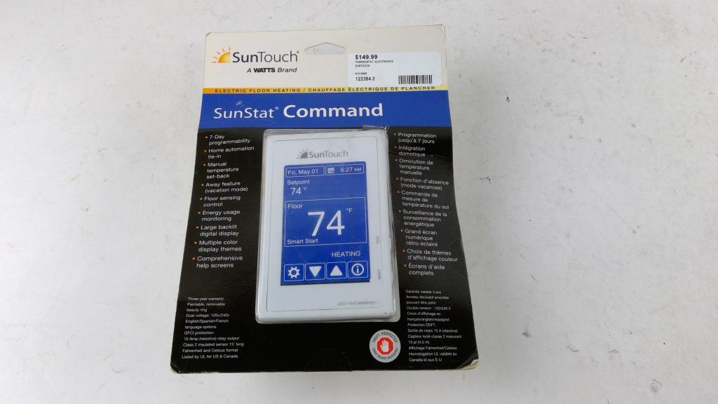 Suntouch Sunstat Command Electric Floor Heating