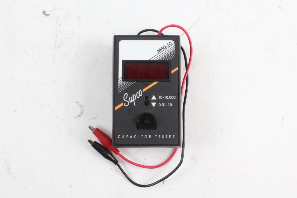 thumbnail image 2 of Supco MFD10 Digital Capacitor Tester - LED Display For Accurate 0.01 To 10000mF Readings 2 of 14