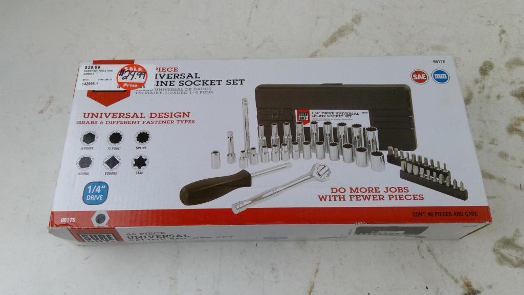 Surebilt Universal Spline Socket Set