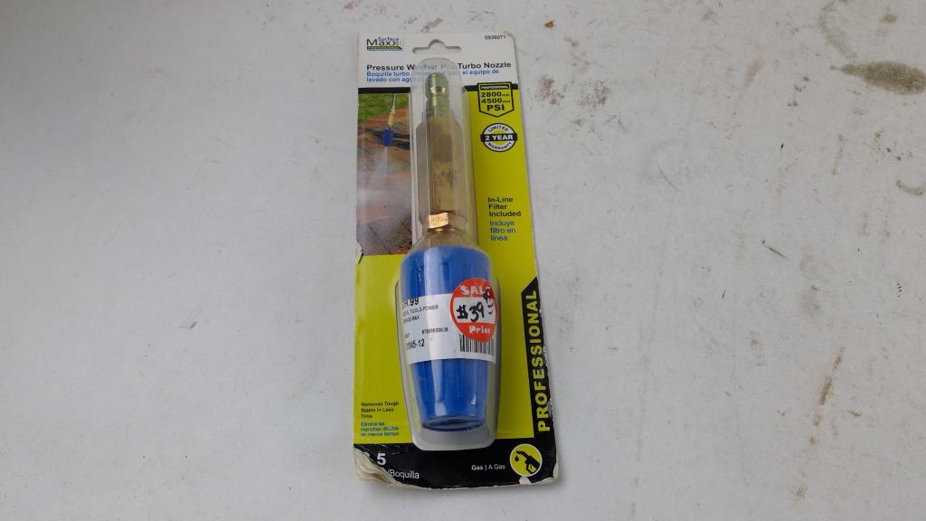 Surface Maxx Pressure Washer Pro Turbo Nozzle
