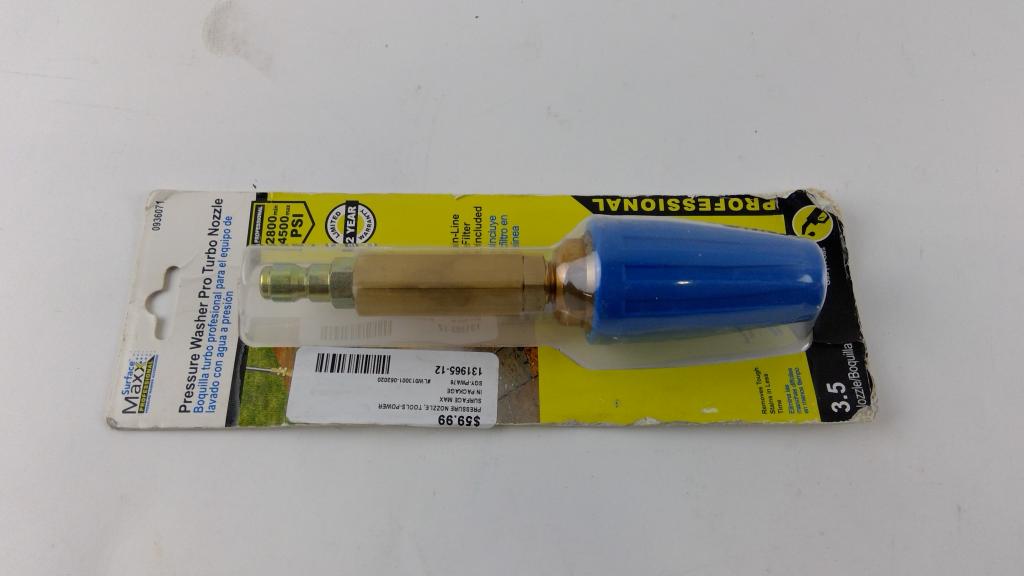 Surface Maxx Pressure Washer Pro Turbo Nozzle