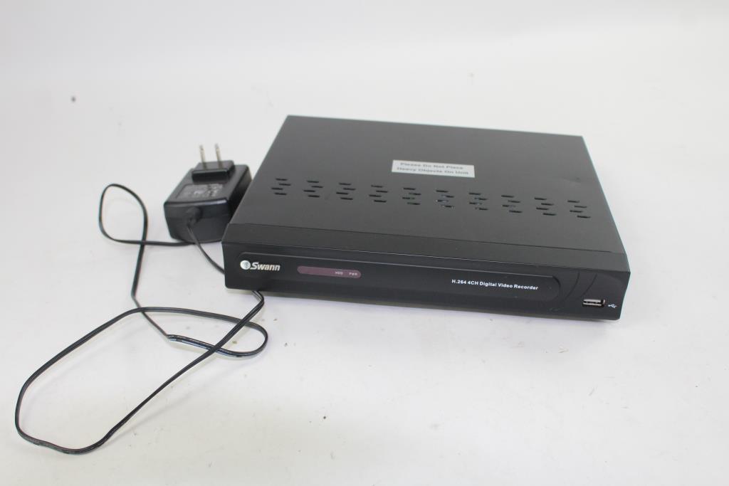Swann Digital Video Recorder, H.264, 4 Channel And Comes With Its Power