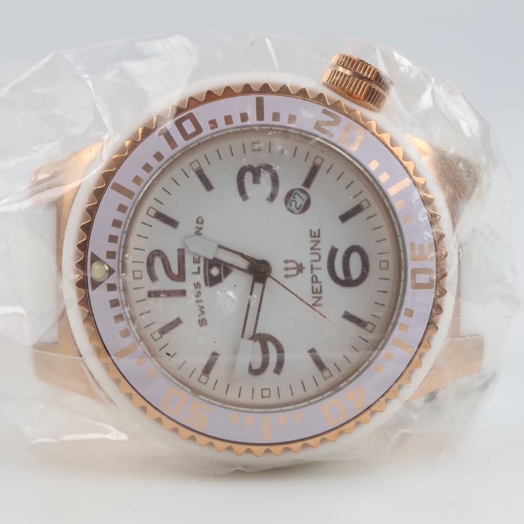 Swiss Legend Neptune White Dial Watch