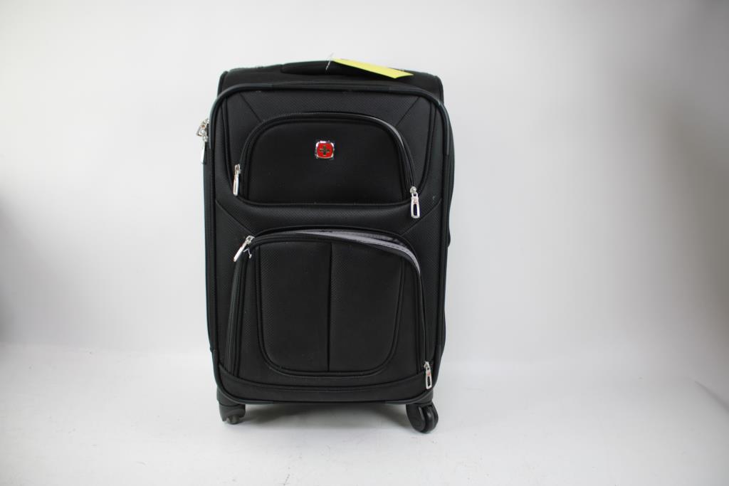 SwissGear Rolling Suitcase With Neckties, Pocket Tees, And More, 6 Pieces