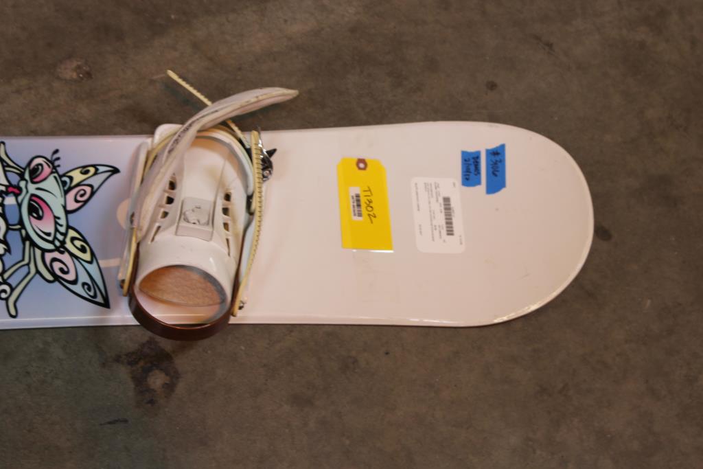 Swivel Snowboard With Kemper Bindings Property Room