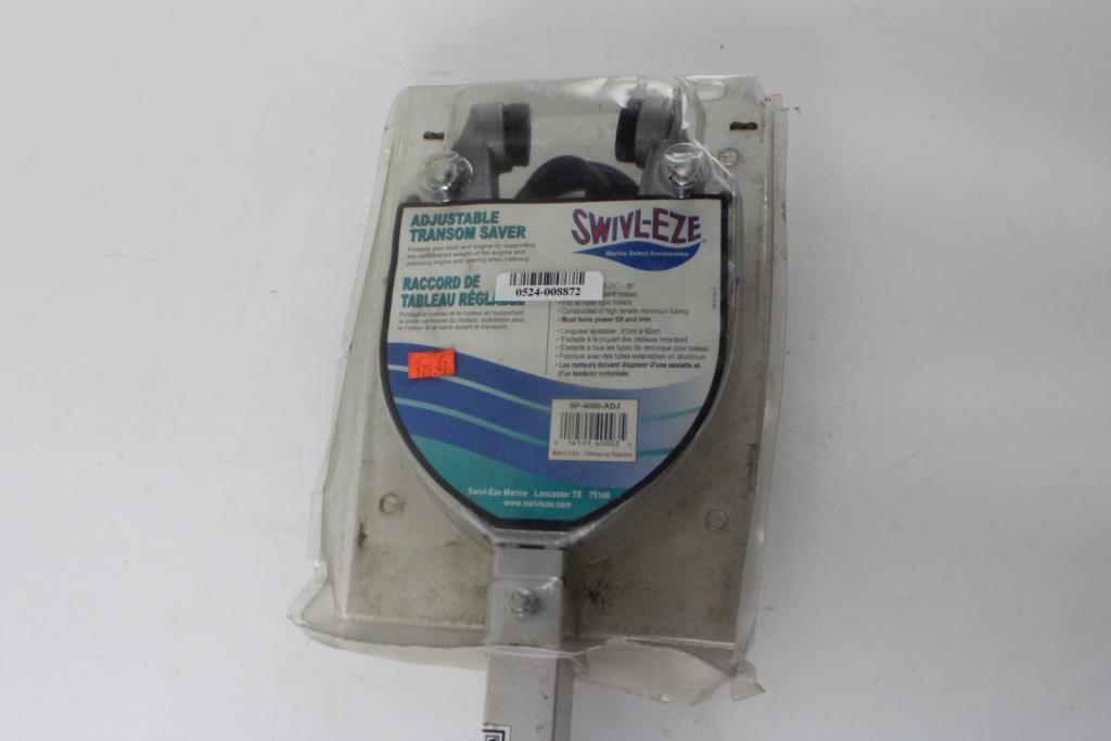 SwivlEze Adjustable Transom Saver For Boats Property Room