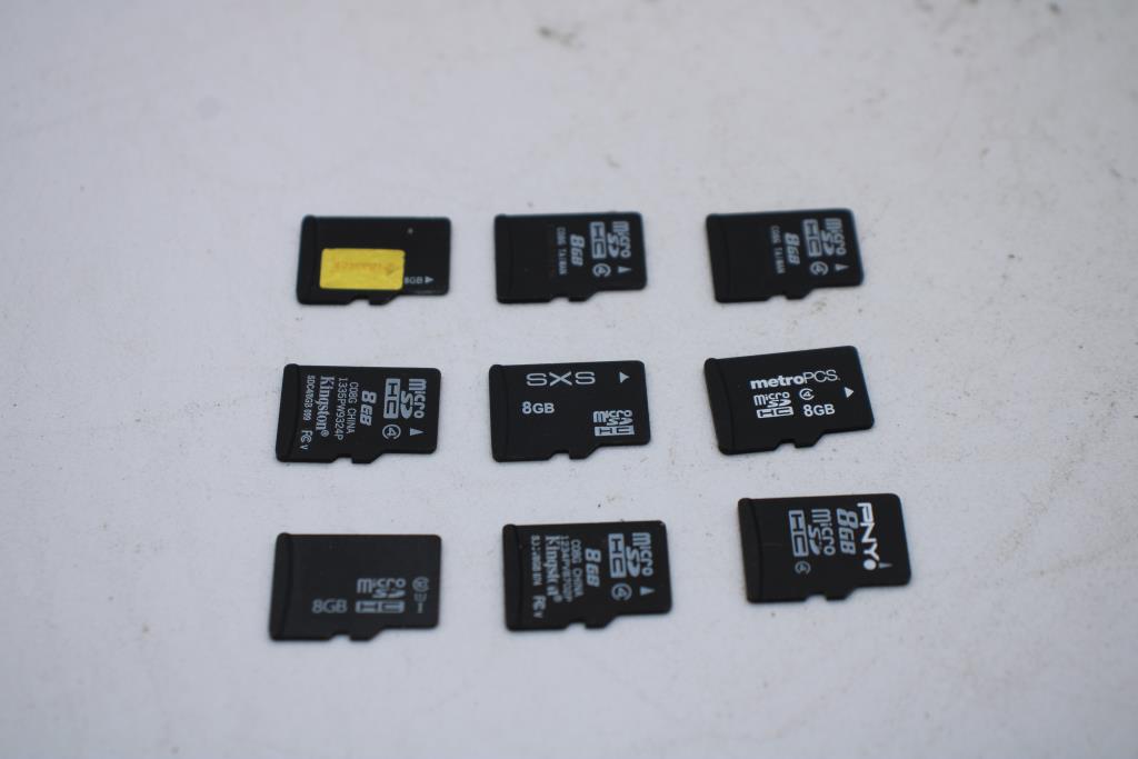 SXS And More MicroSDHC Card Bulk Lot, 15 Pieces