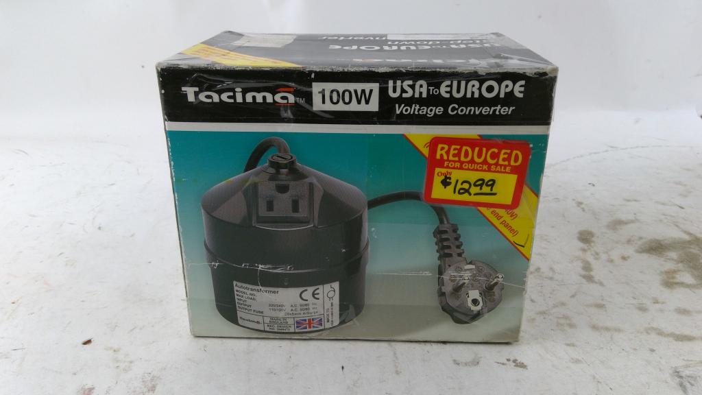 Tacima USA To Europe Voltage Converter