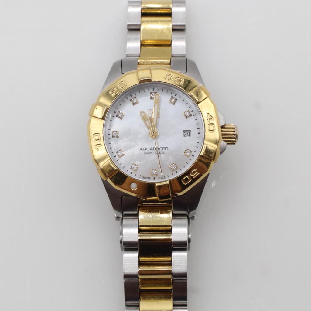 Tag Heuer Aquaracer Watch - Evaluated By Our Certified Gemologist-AGS/GIA